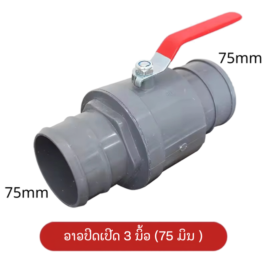 ວາວປິດເປີດ 3 ນິ້ວ (75 mm)